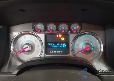 2009 Ford F-150 Lariat из США, поврежденный, VIN 1FTPW14V29FA90755